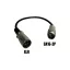 Töltő átalakító adapter GX16-3P papa csatlakozóról XLR papa csatlakozóra