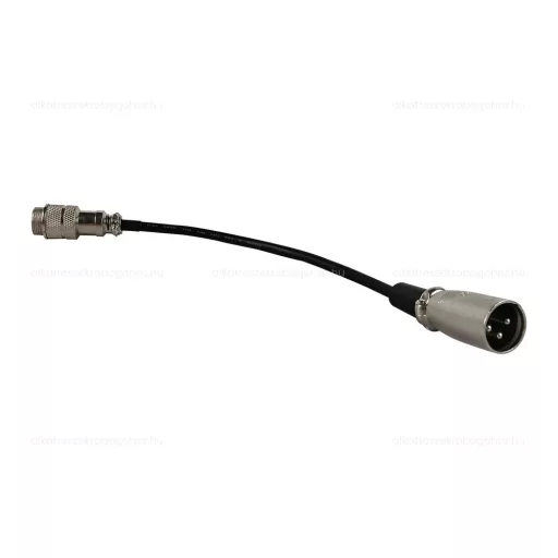 Töltő átalakító adapter GX16-3P papa csatlakozóról XLR papa csatlakozóra