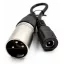 Töltő átalakító adapter DC 5.5 2.1 csatlakozóról XLR papa csatlakozóra