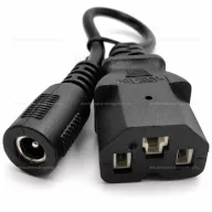   Töltő átalakító adapter DC5521 csatlakozóról C13 csatlakozóra
