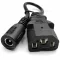 Töltő átalakító adapter DC5521 csatlakozóról C13 csatlakozóra