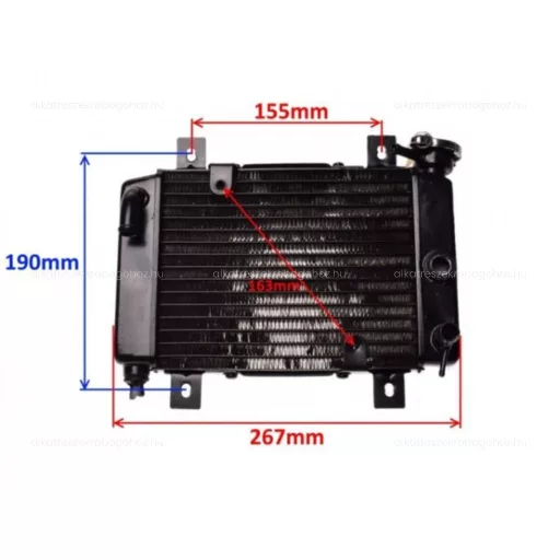 Hűtőradiátor ATV / Quad 200ccm Bashan / Shineray