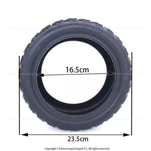 Külső gumi 85/65-6.5 – off-road, tömlő nélküli, Kugoo G Booster