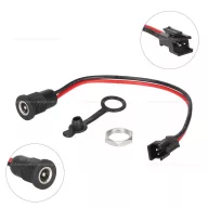 Töltőcsatlakozó DC 2.1mm – 2 pólusú elektromos rollerhez