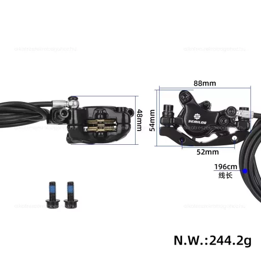Hátsó féknyereg fékcsővel KuKirin G3 Pro rollerhez