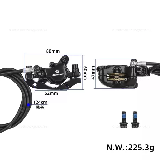 Első féknyereg fékcsővel KuKirin G3 Pro rollerhez