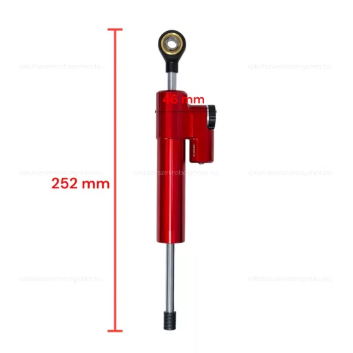 Kormány stabilizátor 252mm elektromos rollerhez – piros