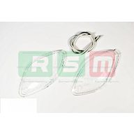 Lámpabúra szett első PIAGGIO NRG MC2 fehér F290