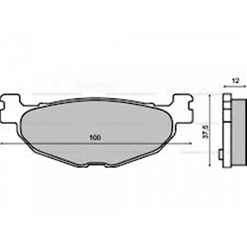 Fékbetét Yamaha Majesty 400ccm RMS 0800