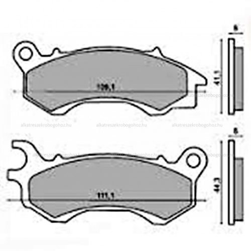 Fékbetét Honda PCX 125-150ccm RMS 2780