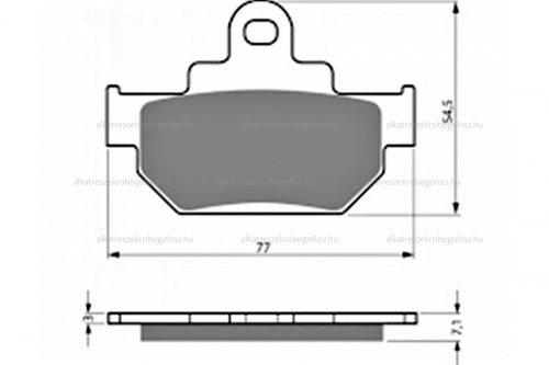 Fékbetét Suzuki Street Bike GZ / LS / TU 125-250-400-650 FD092