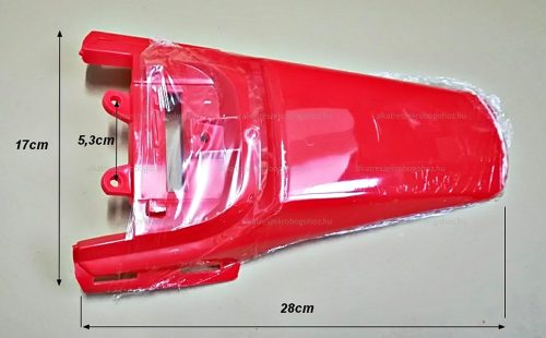 Hátsó sárvédő piros HB-GS 125ccm