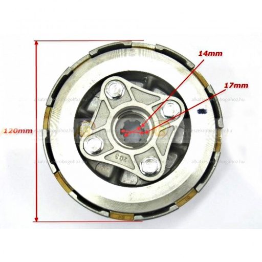 Kuplung Lifan 140ccm / fogaszkoszorú fogszáma 67 fogas