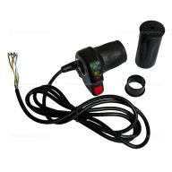   Gázkar töltöttség visszajelző ledekkel - elektromos kerékpárhoz