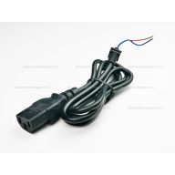   Három pólusú szögletes dugós töltő vezeték 60cm - elektromos kerékpárhoz