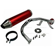   Kipufogó 4T RACING GY6 10-es kerekű 50-80ccm robogóhoz"