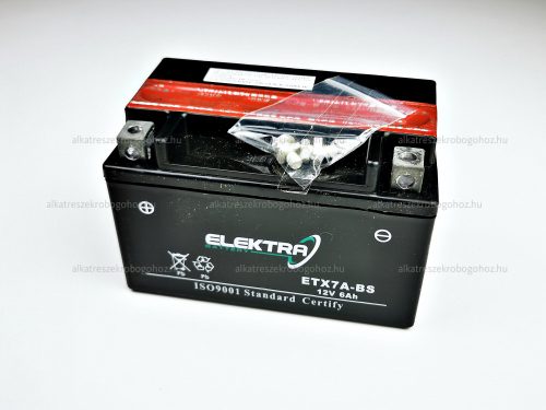 Akkumulátor 12V 6Ah ELEKTRA YTX7A-BS RMS 0050