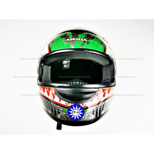 Bukósisak AWINA zárt színes - szürke alap M méret