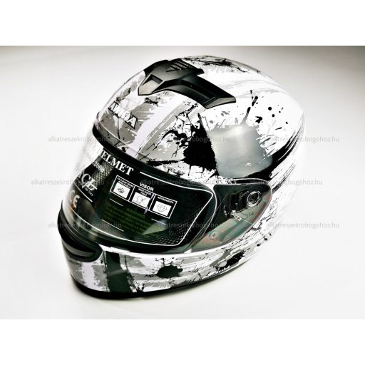 Bukósisak AWINA zárt fehér - szürke XS méret