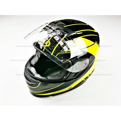 Bukósisak AWINA zárt fekete - sárga XXL méret