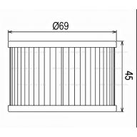 Olajszűrő Kymco Venox 250cc 2002-2011/RMS 9935